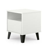 Scandi Nightstand 1S WHITE