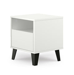 Scandi Nightstand 1S WHITE