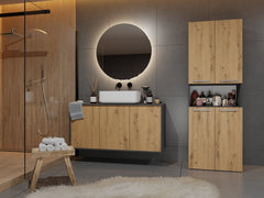 4-Słupek łazienkowy Nel 2K/DK ANTRACYT ARTISAN-4