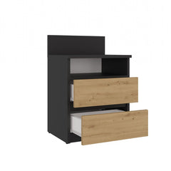 Nightstand Malwa M1 ANTHRACITE ARTISAN