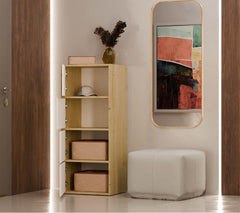3-Komoda ALMA Front BIEL Korpus DĄB ARTISAN-3