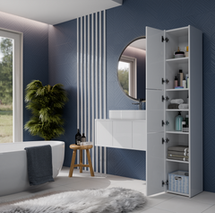 2-Słupek łazienkowy Sara S33 BIAŁY-2