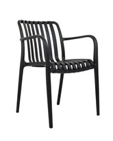 MODESTO STRIPS ARM chair black
