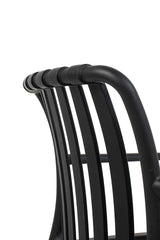 MODESTO STRIPS ARM chair black
