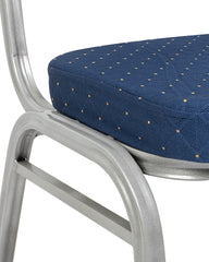 ARES banquet / conference chair blue / silver