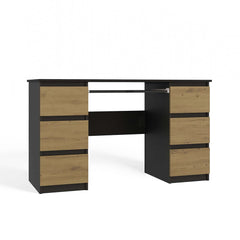 1-Biurko KUBA ANTRACYT DĄB ARTISAN-1
