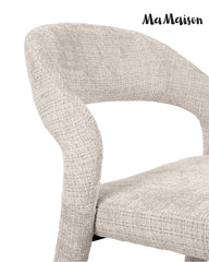 MaMaison set of 2 KOS beige chairs