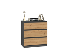 3-Komoda Malwa M3 ANTRACYT ARTISAN-3