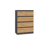 1-Komoda Malwa M4 ANTRACYT ARTISAN-1