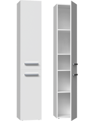 1-Słupek łazienkowy Nel II BIAŁY-1