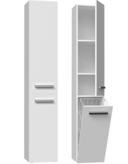 1-Słupek łazienkowy Nel IV BIAŁY-1