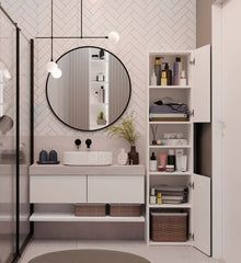 3-Słupek łazienkowy Sara S40 BIAŁY-3