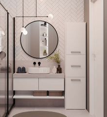 2-Słupek łazienkowy Sara S43 BIAŁY-2