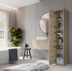 3-Słupek łazienkowy Sara S33 DĄB SONOMA-3