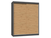 Iga Wardrobe 160/B ANTHRACITE ARTISAN