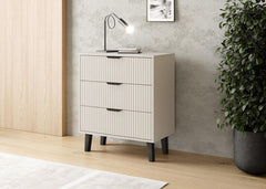2-Komoda Scandi 3S SLIM KASZMIR BEŻ-2