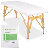 --1-piece terry sheet for folding tables – 60/165 cm, white-