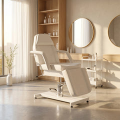 -1-Alora White Hydraulic Beauty Chair | Habys-1