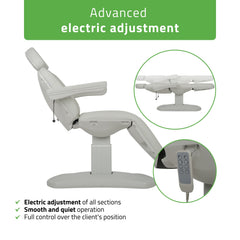 -1-Electric beauty chair Ravia PRO 3 Grey | Habys-1