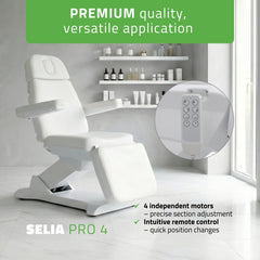-1-Electric beauty chair Selia PRO 4 Touch Core k301 white-1