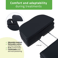 -3-Electric beauty chair Selia PRO 4 Touch Core k315 black-3