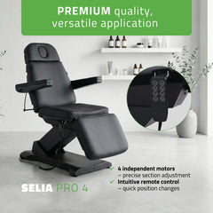 -1-Electric beauty chair Selia PRO 4 Touch Core k315 black-1