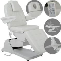 --Electric beauty chair Velora PRO 4 Touch Core k329 grey-