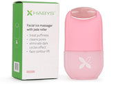 --Face ice massager with stone, HABYS, pink M-