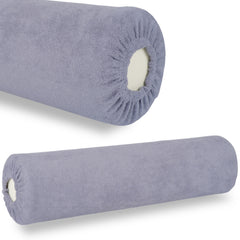 --Frotte cover for bolster, 15 × 60 cm gray-
