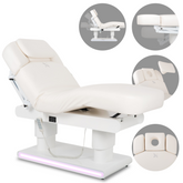 --Luxury beauty bed Eterna Gentle Flex k901 white – 4 motors-