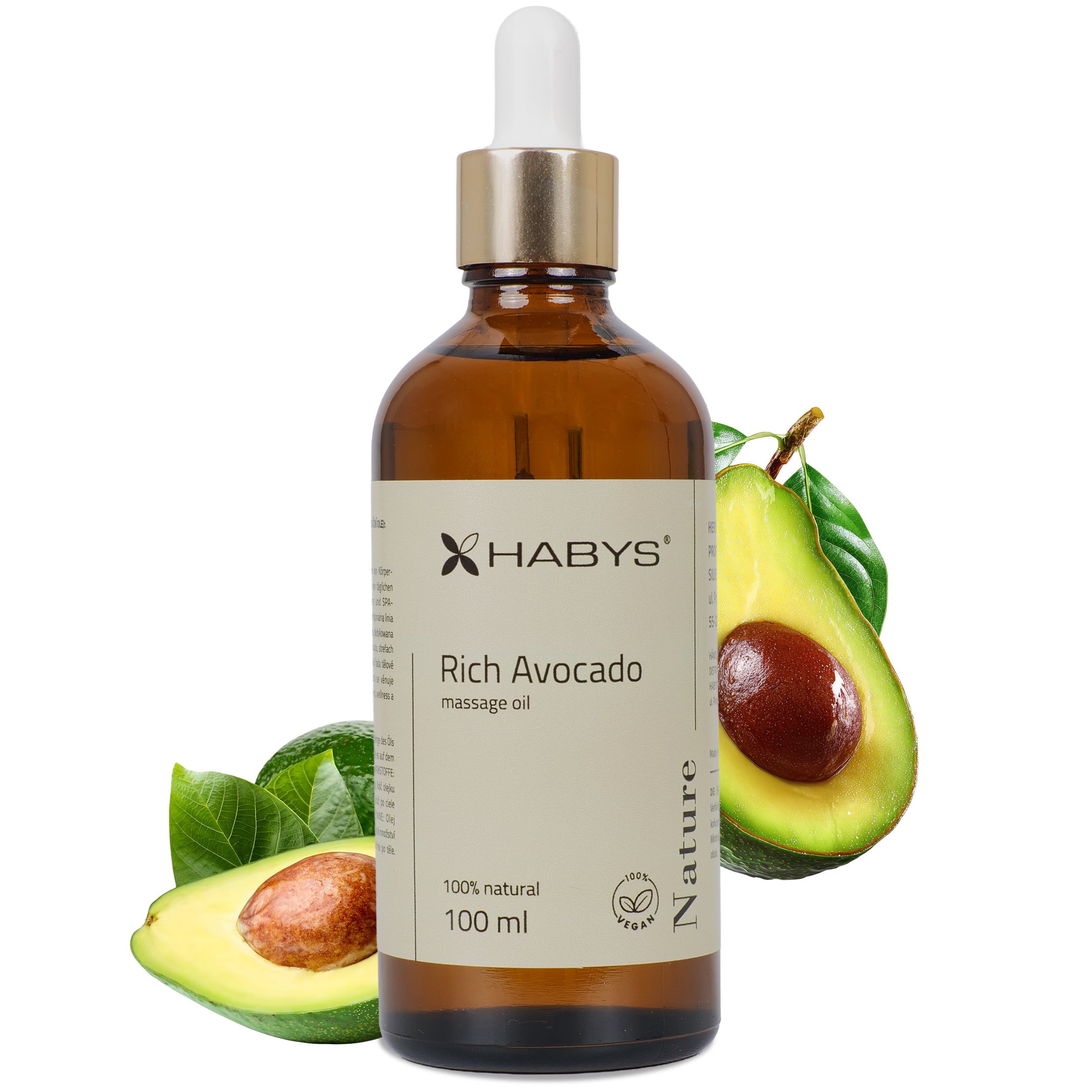 --Massage Oil Nature Rich Avocado HABYS 100 ml-