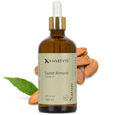 --Massage Oil Nature Sweet Almond, HABYS 100 ml with dropper-