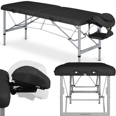--Massage Table Aero Alu 60 Vinyl Flex K015 Black-