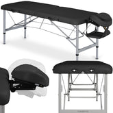 --Massage Table Aero Alu 70 Vinyl Flex K015 Black-