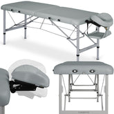 --Massage Table Aero Alu 70 Vinyl Flex K029 Grey-