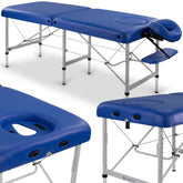 --Massage Table Medmal 70 with Comfort Face Hole Vinyl Flex K012 Navy Blue-