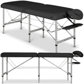--Massage Table Medmal Alu 70 Vinyl Flex K015 Black-
