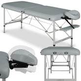 --Massage Table Panda Alu 60 Vinyl Flex K029 Grey-