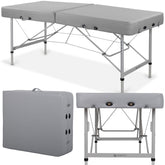 --Massage Table Panda Cranio Sacral Alu 80 Vinyl Flex K029 Grey-