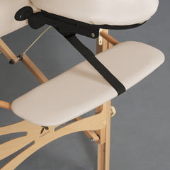 -3-Massage Table Panda Plus Light Wood 70 Vinyl Flex K033 Beige-3