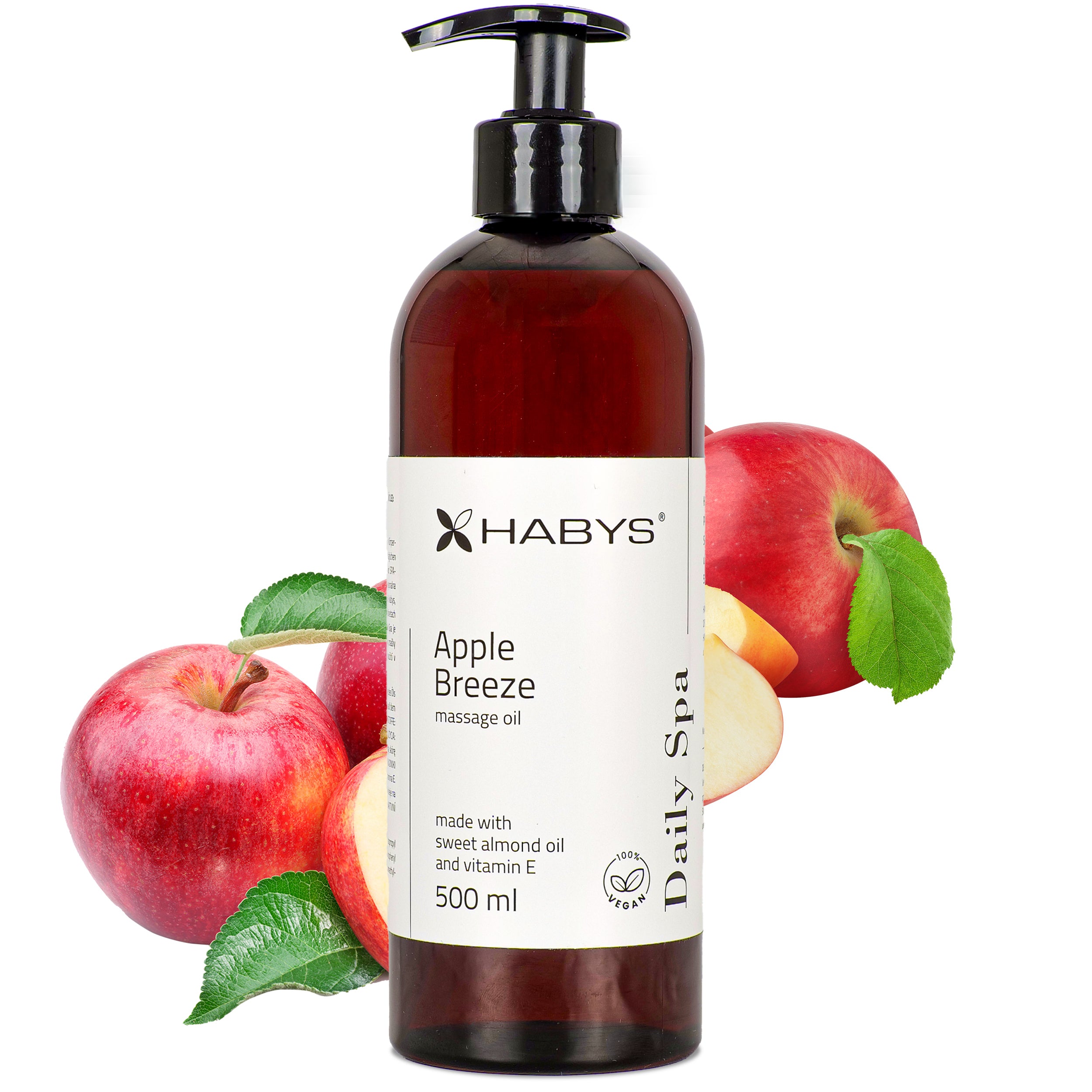 --Massage oil Daily Spa Apple Breeze, HABYS 500 ml-