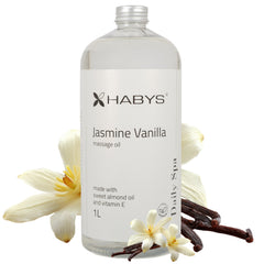 --Massage oil Daily Spa Jasmine Vanilla HABYS 1000 ml-
