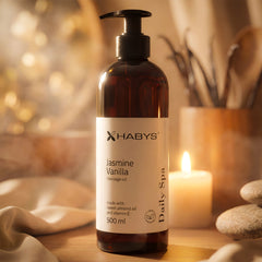 -1-Massage oil Daily Spa Jasmine Vanilla HABYS 500 ml-1