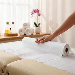 -1-Non-woven medical roll sheet 60 cm x 50 m 15g/m2, white-1