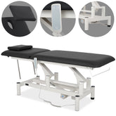 --Optima therapy table, electric height adjustment with hand remote – Satin Comfort k715 black-