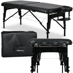 --Portable cosmetic and massage bed Estetic Black Comfy Base K515 Black-