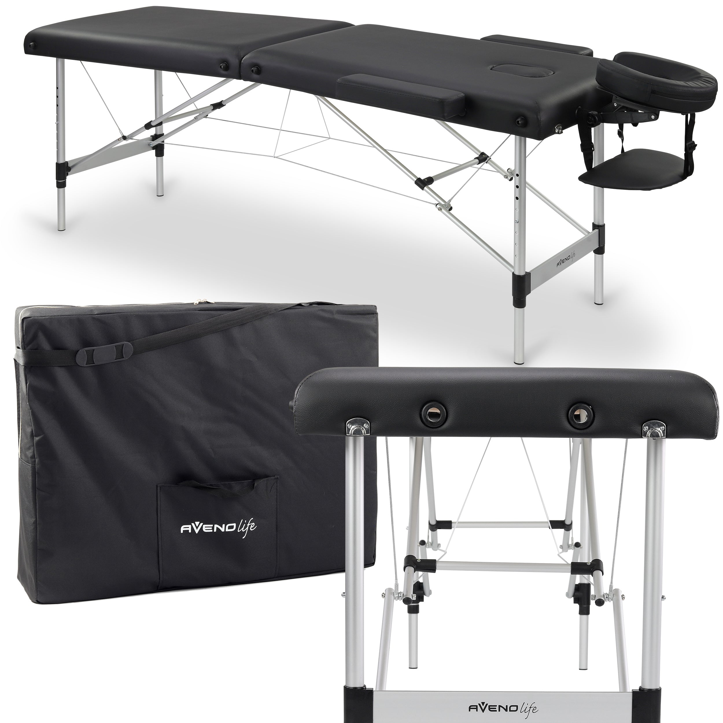 --Portable massage table Nadia 60 Comfy Base K515 Black-