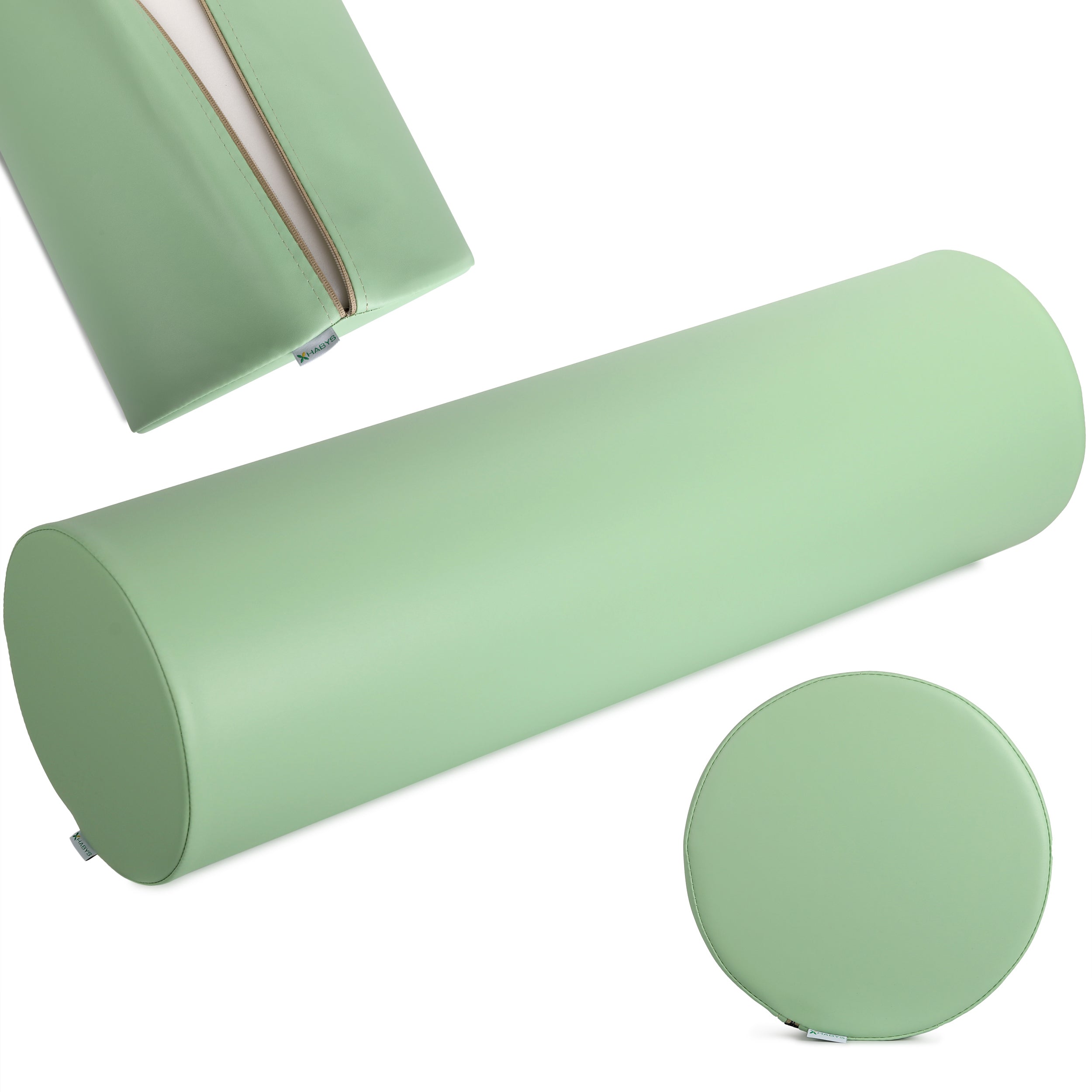 --Round Bolster 30x100 K022 Green-