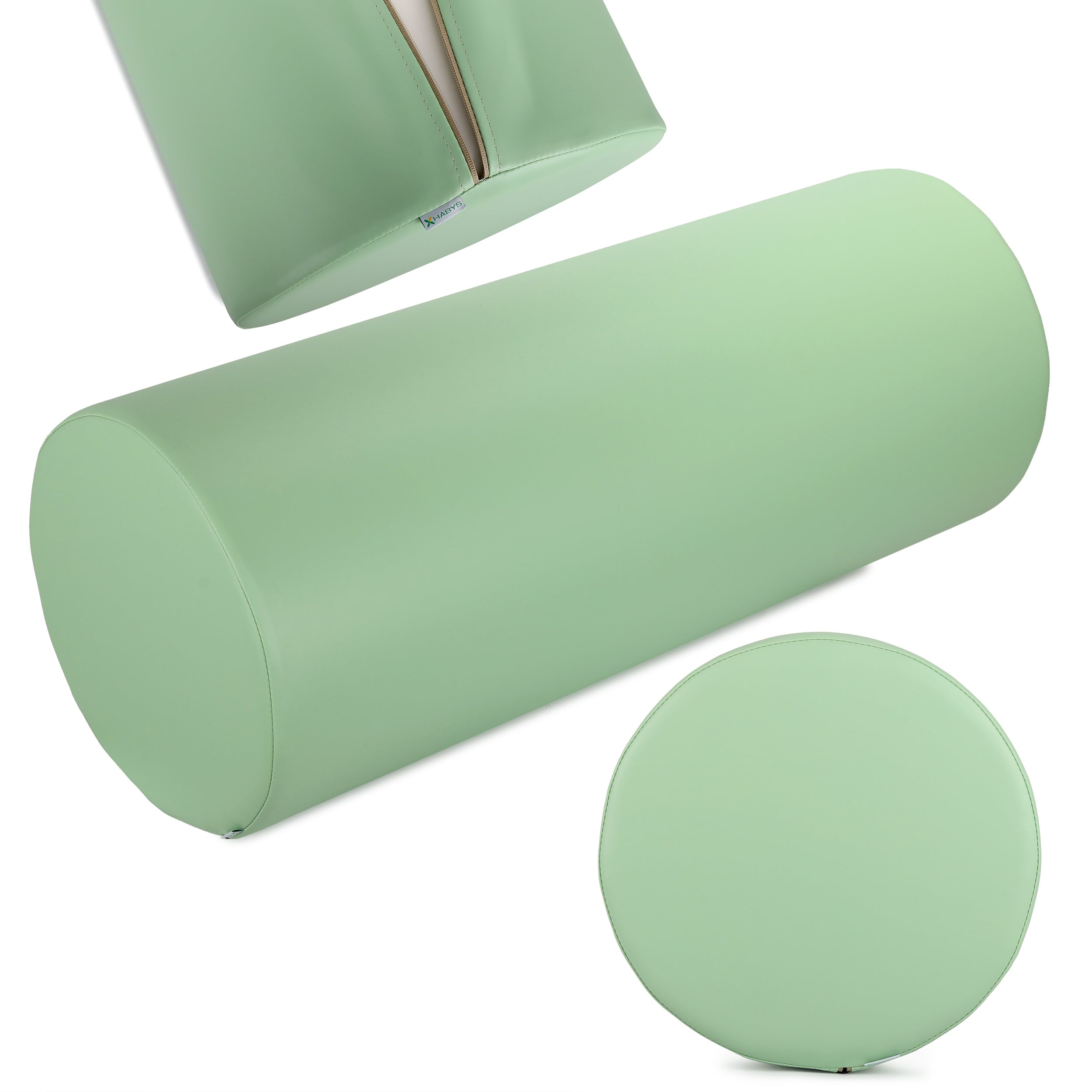 --Round Bolster 40x100 K022 Green-