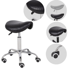 --Saddle stool LOFI, Comfy Base k515 quilted black-